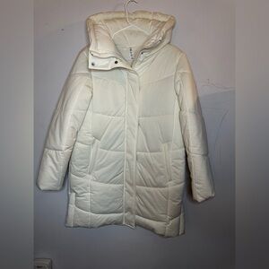 ALO Yoga Oversized Ivory Puffer Jacket women’s sz small
